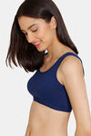 Zivame Girls Double Layered Non Wired Full Coverage Slip-on Beginner Bra (Pack of 2) - Multicolor — thumbnail 7